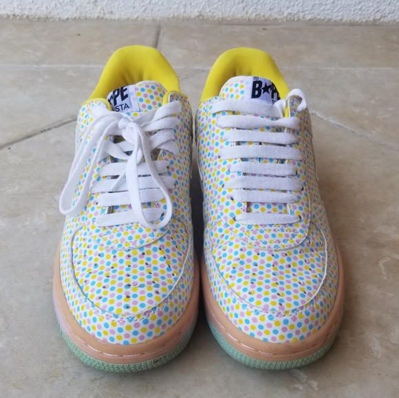 A Bathing Ape Bapesta FS-001 Pink/Sax - Picture 2 of 9